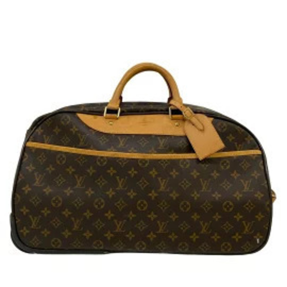 Louis Vuitton Damier Ebene Eole rolling luggage bag brown checkered canvas